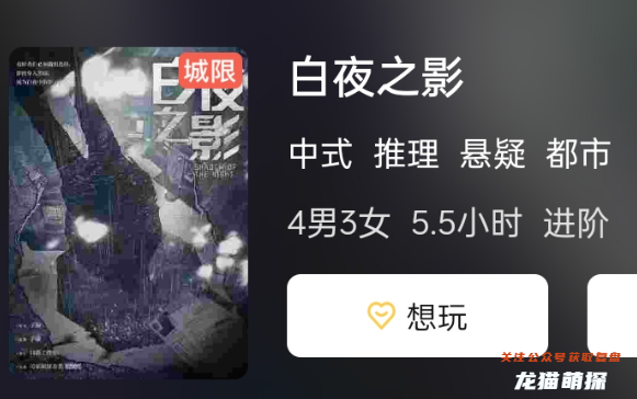 白夜之影剧本杀复盘答案