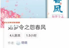 如梦令之怨春风我是谜答案凶手_线索流程_机制规则_真相结局演绎